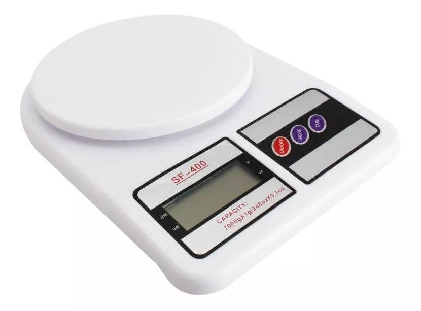 Balanza De Cocina Digital Sq Sf-400 Cocina 7kg Blanca-0