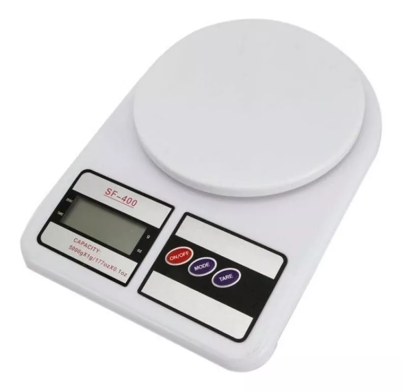 Balanza De Cocina Digital Sq Sf-400 Cocina 7kg Blanca-1