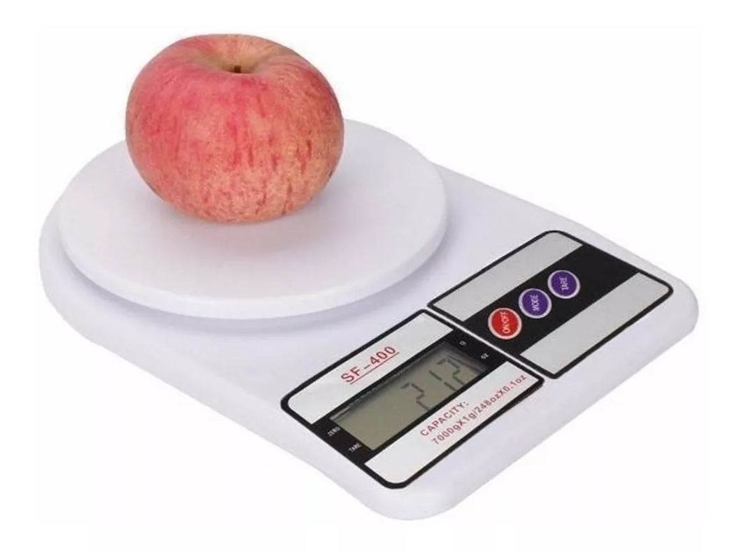 Balanza De Cocina Digital Sq Sf-400 Cocina 7kg Blanca-3