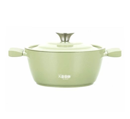 Precios Olla Aluminio Forjado 28cm Vintage Pistacho Keep Cocina-2