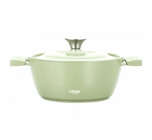 Precios Olla Aluminio Forjado 28cm Vintage Pistacho Keep Cocina-3