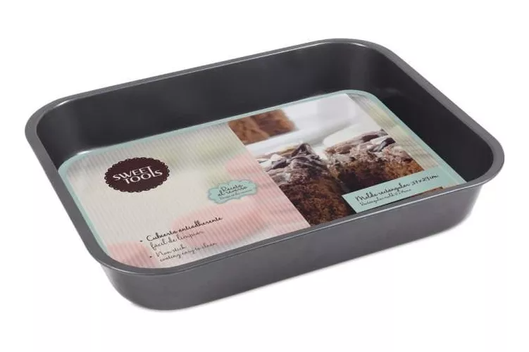Molde Antiadherente Para Brownies Sweet Cook - 37x29cm-0