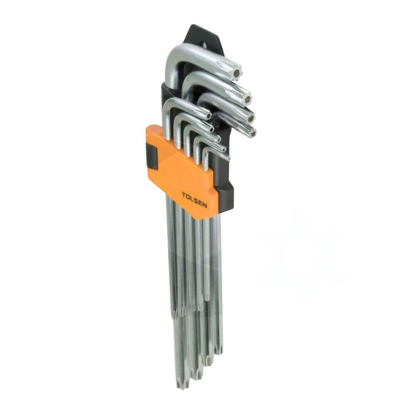 Set Llaves Allen Bola L 9 Pzas Herramienta Profesional-1