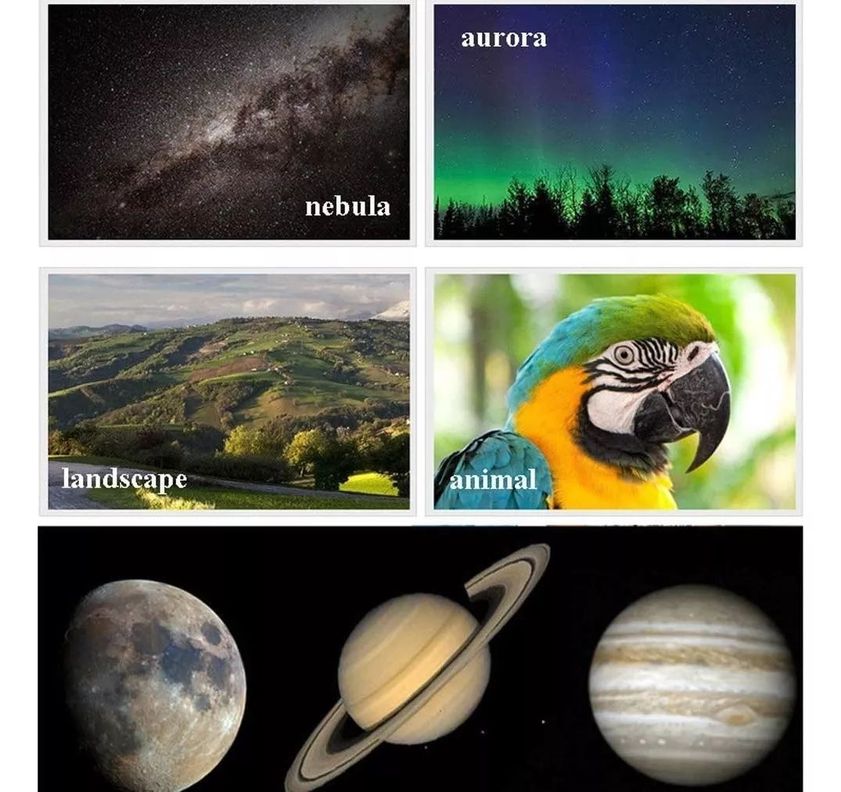 Telescopio Astronómico Profesional Filtro Solar F36050 Color Gris-4