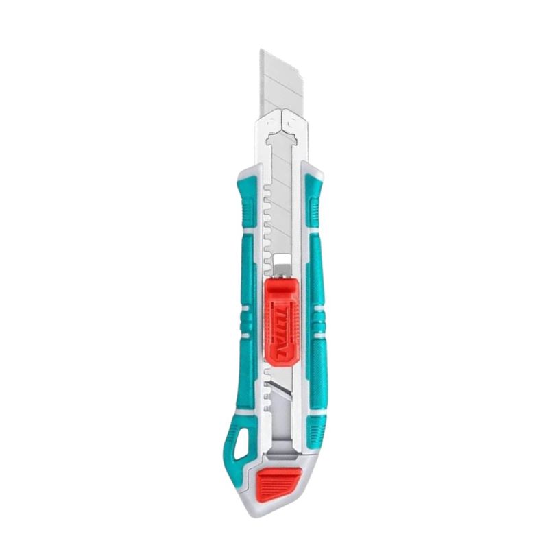 Cuchillo Cartonero Total Para Trabajos 18mm Con 3 Repuestos-0