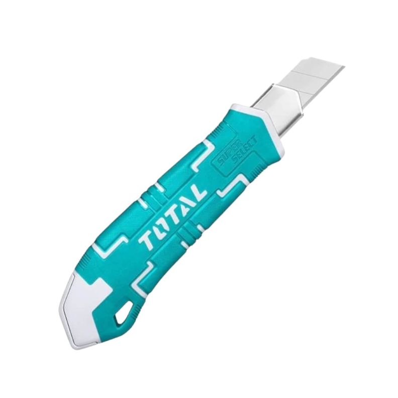 Cuchillo Cartonero Total Para Trabajos 18mm Con 3 Repuestos-2