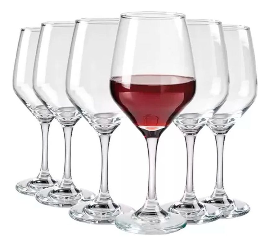 Set 12 Copas de Vino Brunello 408 Ml Cristar -1