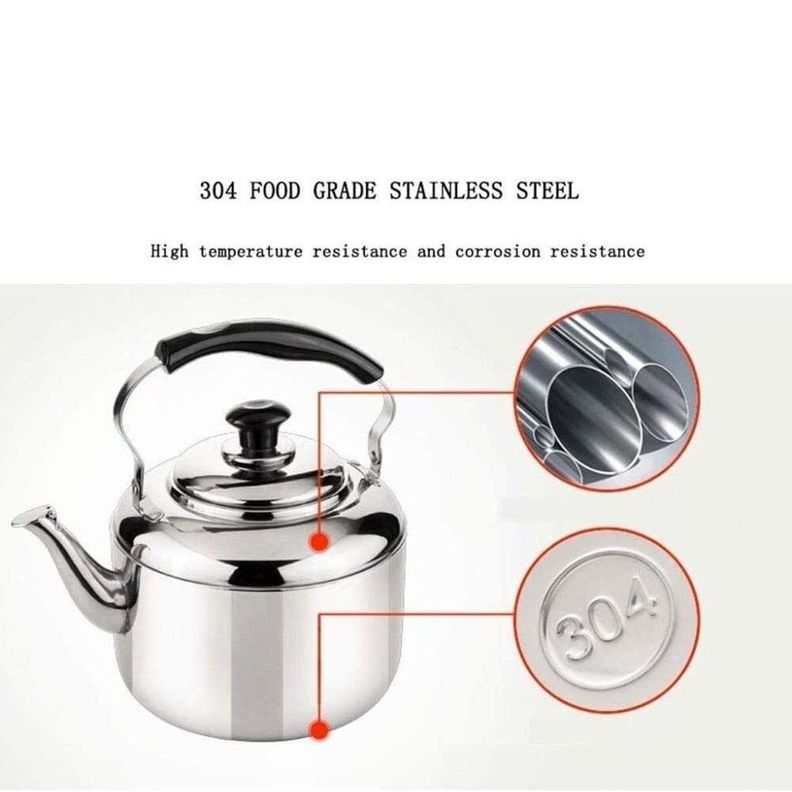 Tetera De Té 1 Lt Acero Inoxidable Con Filtro Té Infusiones-1