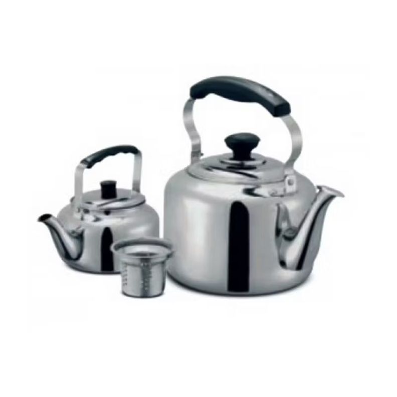 Tetera De Té 1 Lt Acero Inoxidable Con Filtro Té Infusiones-4