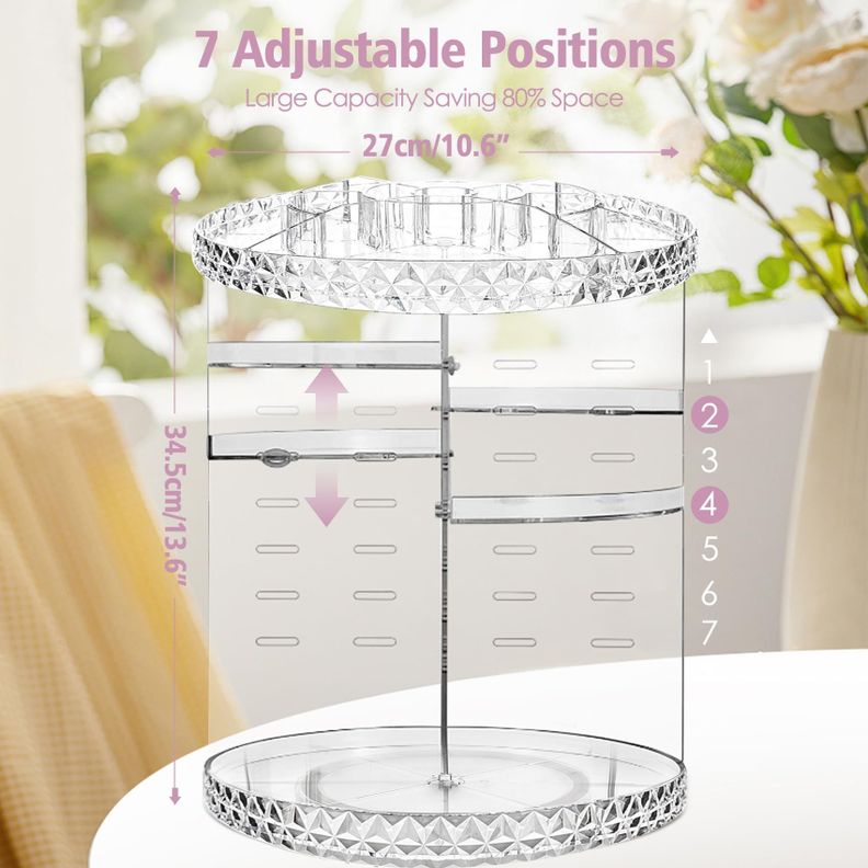 Organizador Rotativo De Maquillaje Cosméticos Baño Labiales-1