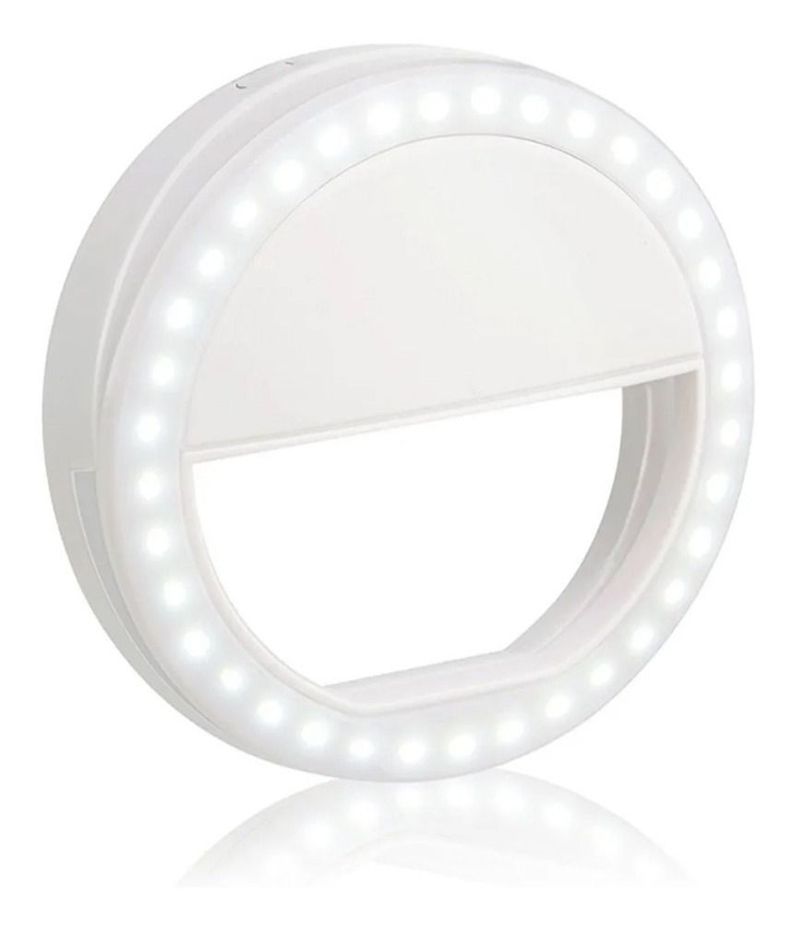 Anillo Aro Luz 24 Led 3 Tonos Selfie Celular Teléfono Usb-0