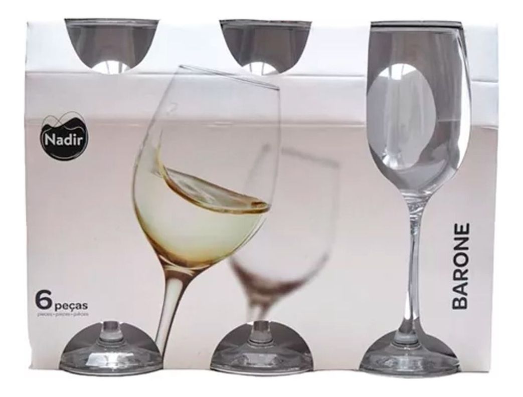 Set 6 Copas Barone Para Vinos Nadir 385 Ml -1