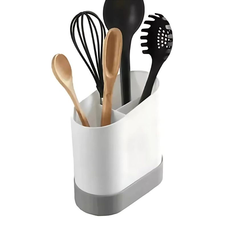 Escurridor de Cubiertos Organizador Cocina Moderno Blanco-2