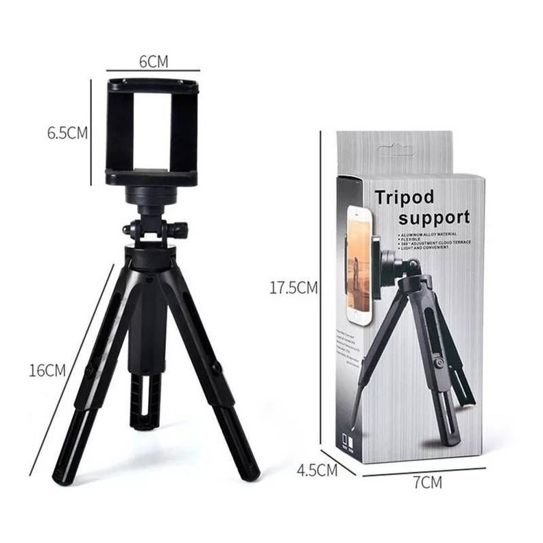 Tripode Soporte Plastico ABS Flexible Porta Celular 360 Grados-2