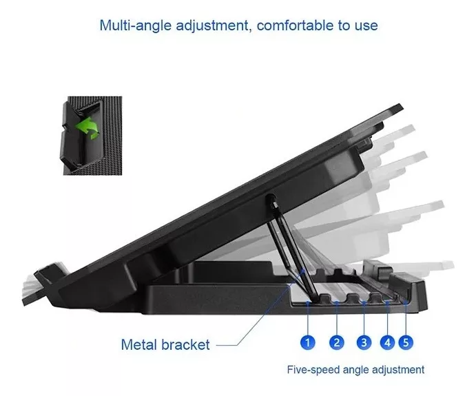 Base Cooler Para Notebook N99 Con Doble Ventilacion-6