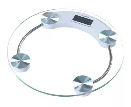 Balanza Peso Báscula Digital De Baño Vidrio 180kg-0