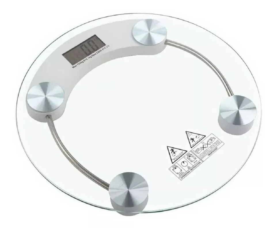 Balanza Peso Báscula Digital De Baño Vidrio 180kg-1