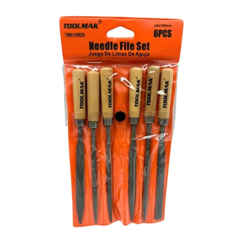 Set 6 Mini Limas de Agujas Herramientas Ferreteria-1
