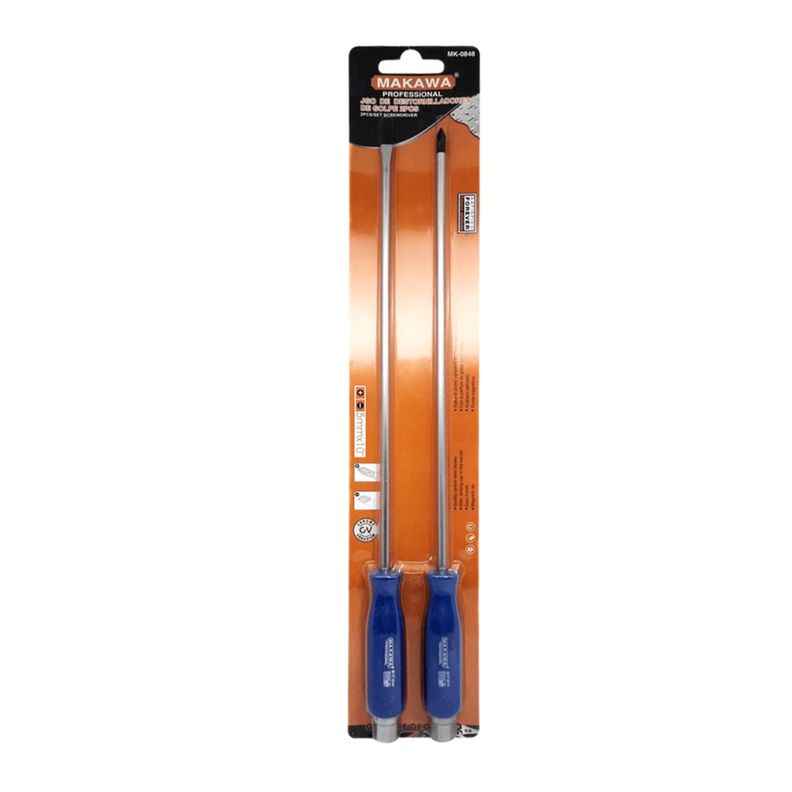 Set Destornilladores Golpe 2Pzas de 10x5mm Profesional-0