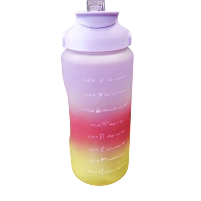 Set 2 Botellas Deportivas 2000ml Y 900ml Doble Boquilla-2