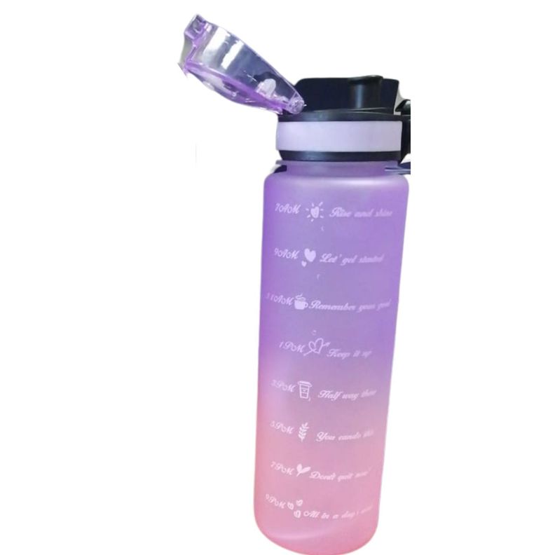 Set 2 Botellas Deportivas 2000ml Y 900ml Doble Boquilla-3