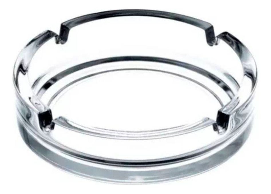Cenicero Redondo De Vidrio 10,5 Cms Allegra-0
