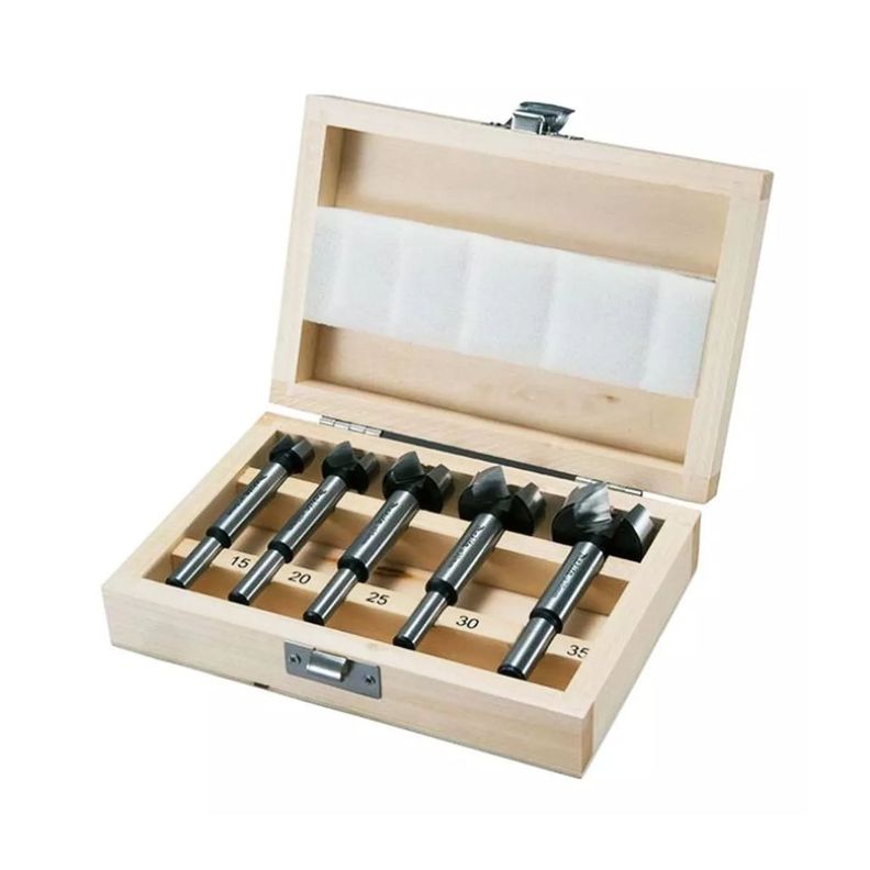 Set 5 Brocas para Madera 15-35mm Accesorios Ferreteria TMK19485-0