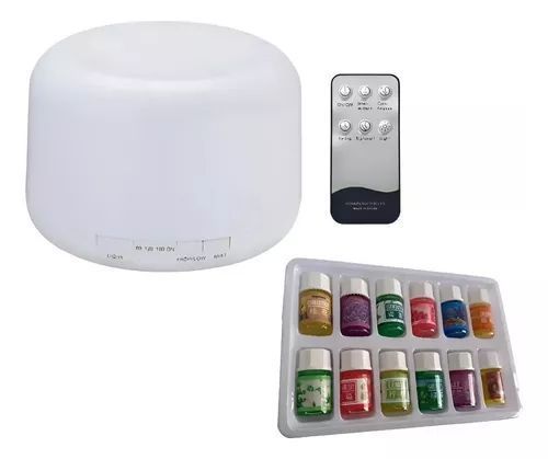Humidificador Ultrasonico + Aceite Para Humificador Esencias-1