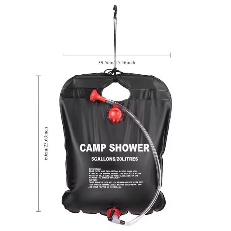 Ducha Portátil Camping 20 Litros Exterior Aventura Higiene-3