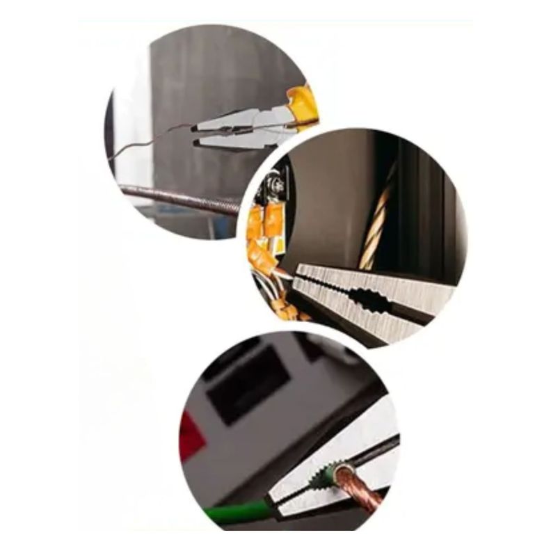 Set 3 Alicates Multifuncion Fino Corte Pack Ferreteria-2