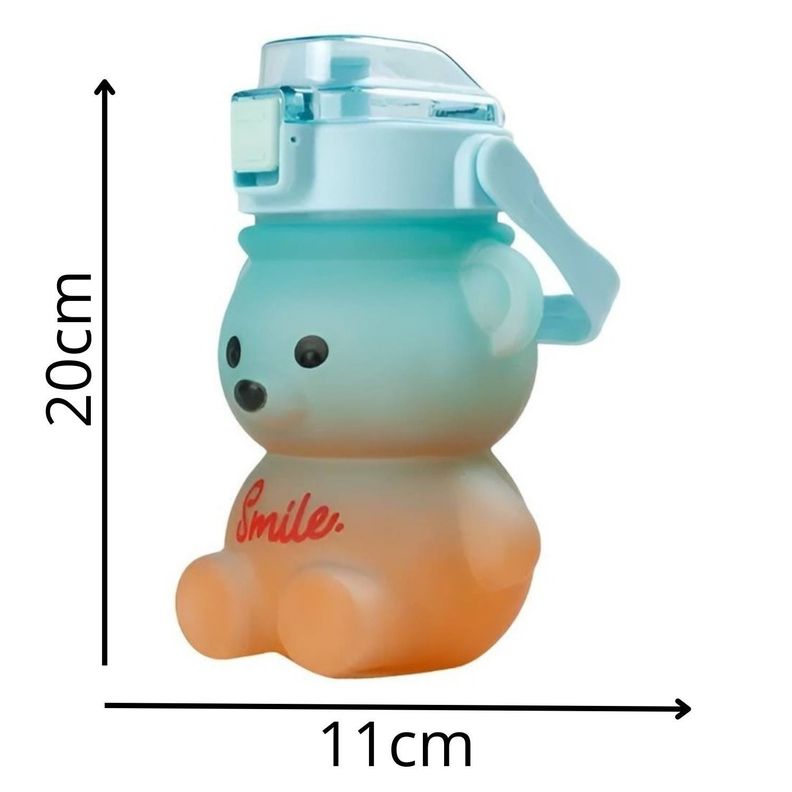 Botella De Agua Oso Colores 800ml-3