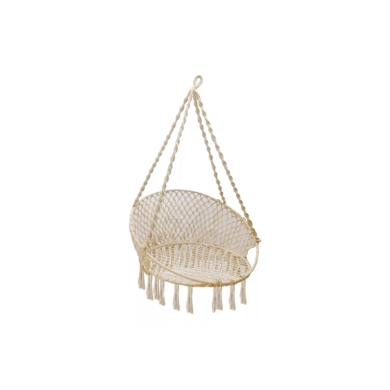 Columpio Silla Colgante Redondo Natural-1
