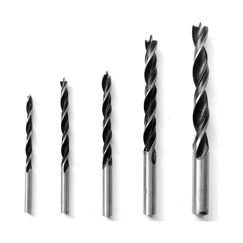 Set 5 Brocas para Madera 4-10mm Herramientas Ferreteria 01405-0