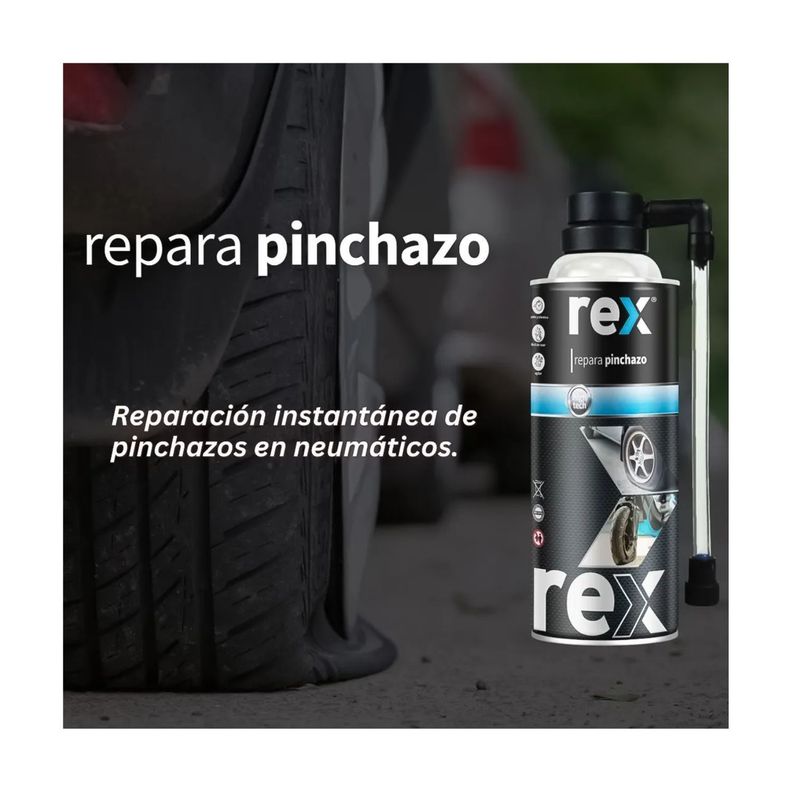 Kit de Reparación de Pinchazos REX30012 Herramienta-2