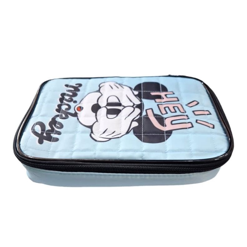 Estuche Organizador Escolar Viaje Diseño Divertido Azul-0