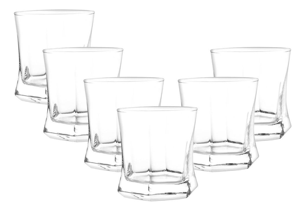 Set 6 Vasos Vivaldi Tragos Cortos Cristar 247Ml-0