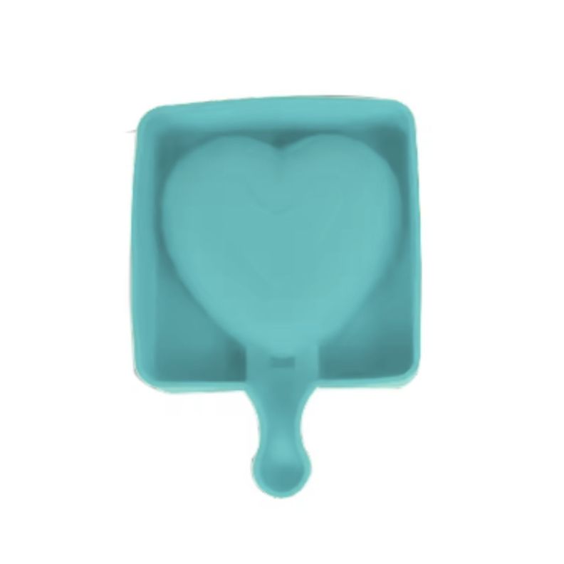 Molde Silicona Corazón Repostería Postres Creativos Helado-1