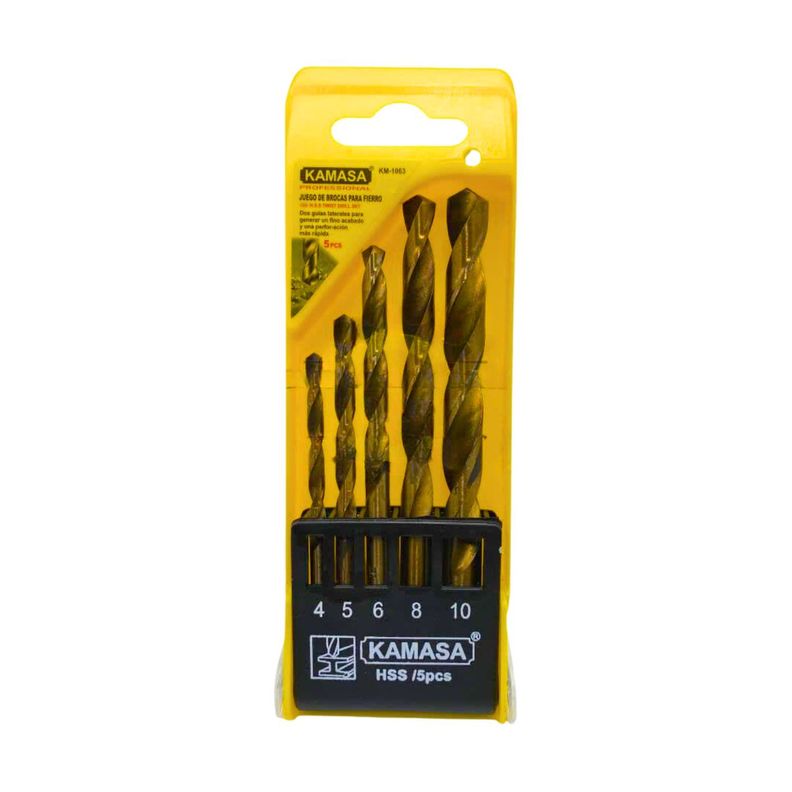 Set Brocas para Concreto 5 Pzas Herramienta Ferreteria KM1066-0