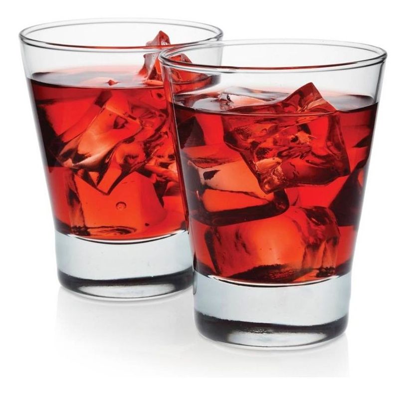 Set 6 Vasos Bajos London Tragos Cristar 347 Ml -1