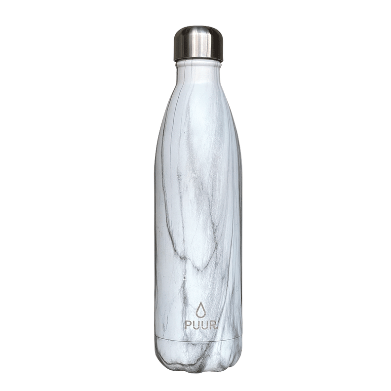 Botella Térmica Puur Bottle White Marble 750 ml-0