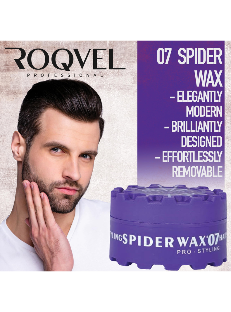 Cera Modeladora Roqvel Spider Wax Para Cabello Y Barba-3