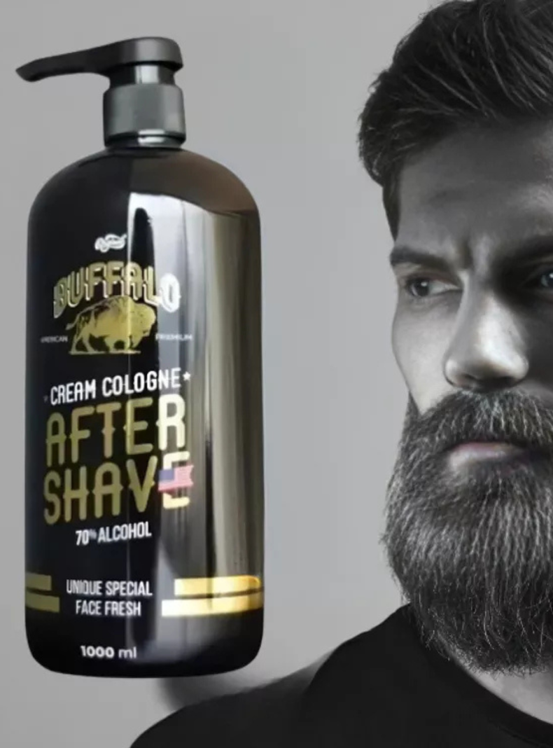 Buffalo After Shave Crema Refrescante Buffel Barberia 1000ml-1