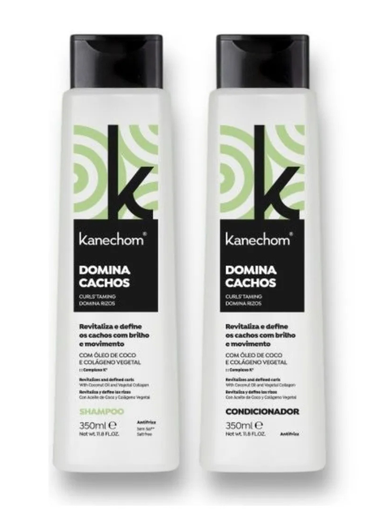 Shampoo + Acondicionador Kanechom Domina Cachos