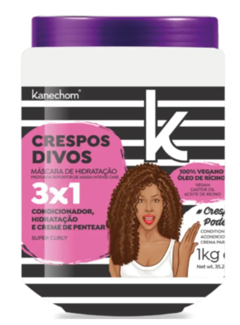 Mascara 3 En 1 Crespos Divos 1 Kg Kanechom