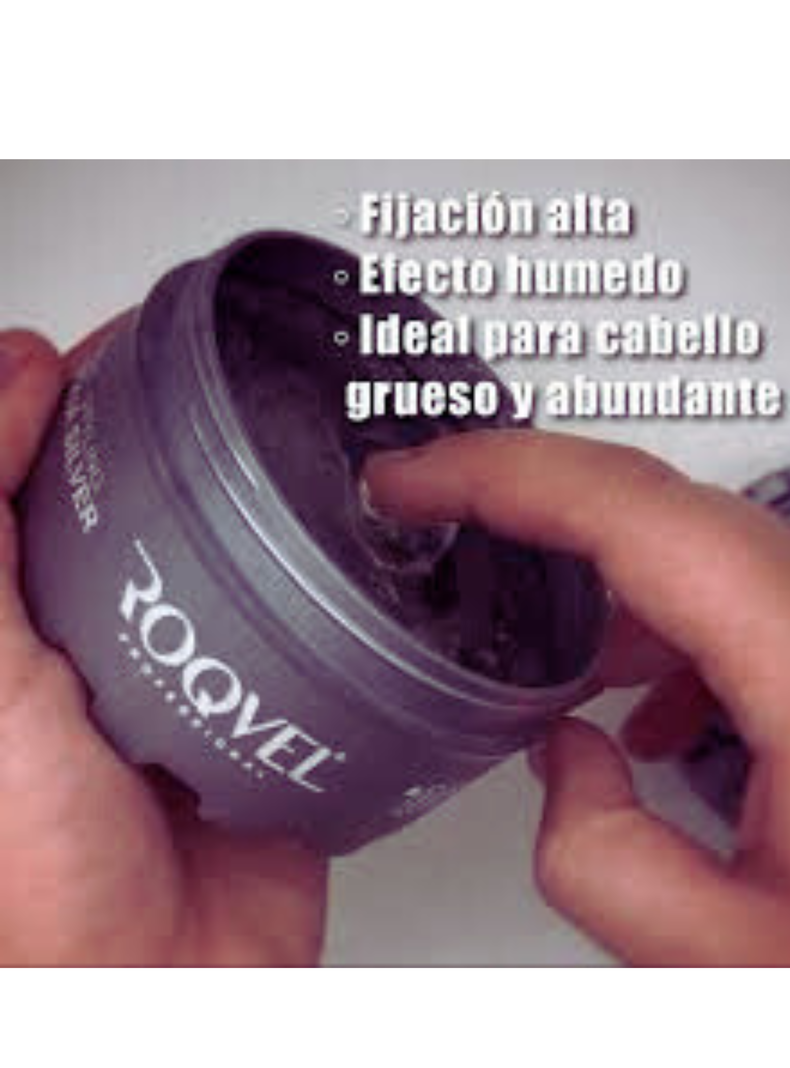 Cera Moldeadora Para El Cabello Y Barba Aqua Silver Roqvel-3