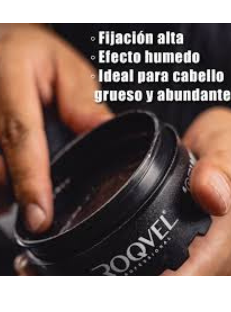 Cera Moldeadora Roqvel Aqua Black Para Cabello Y Barba-4