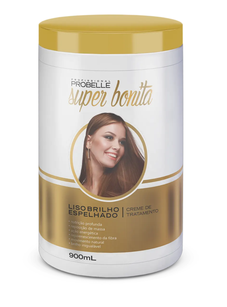 Crema De Tratamiento Lisos Probelle 900ml Brillo Espejado