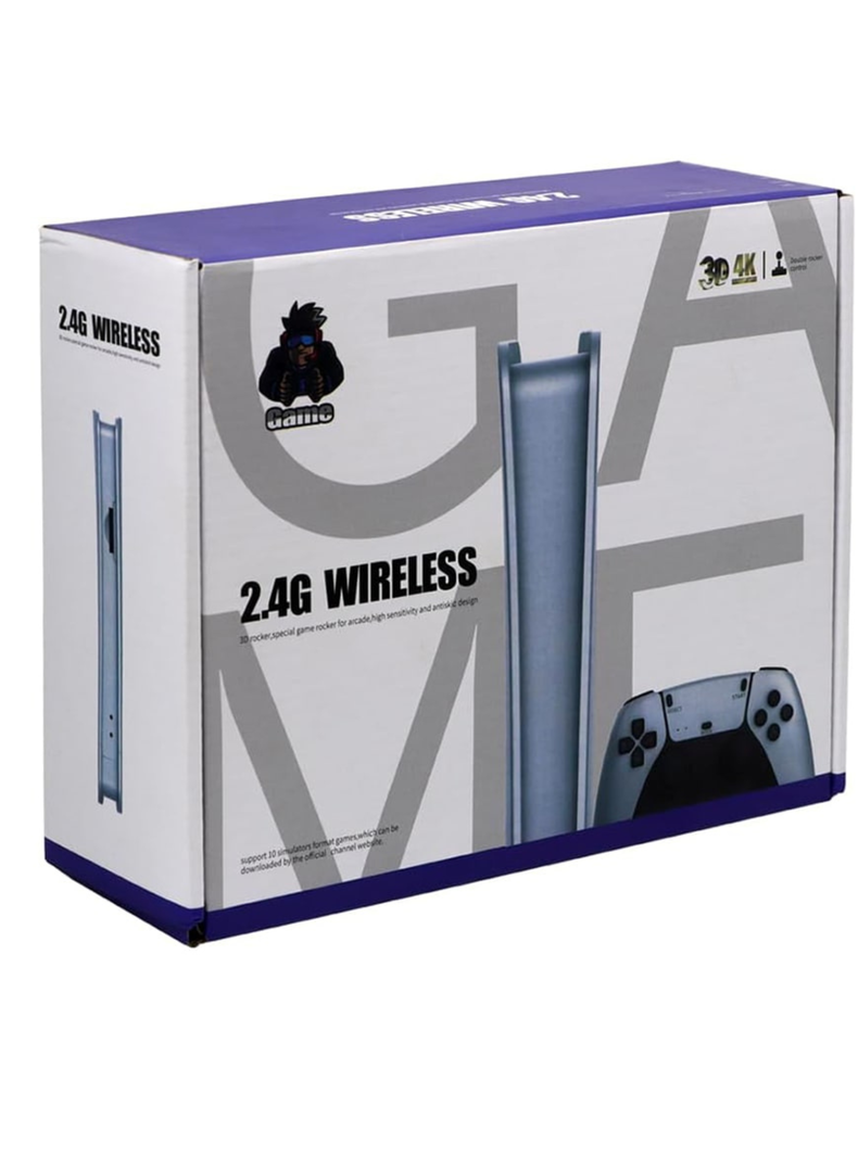 Consola Retro Game Stick Con 20,000+ Juegos Clásicos Y 2 Mandos Inalámbricos – Emulador HDMI 4K Plug-and-Play Para TV, Portátil Y Regalo