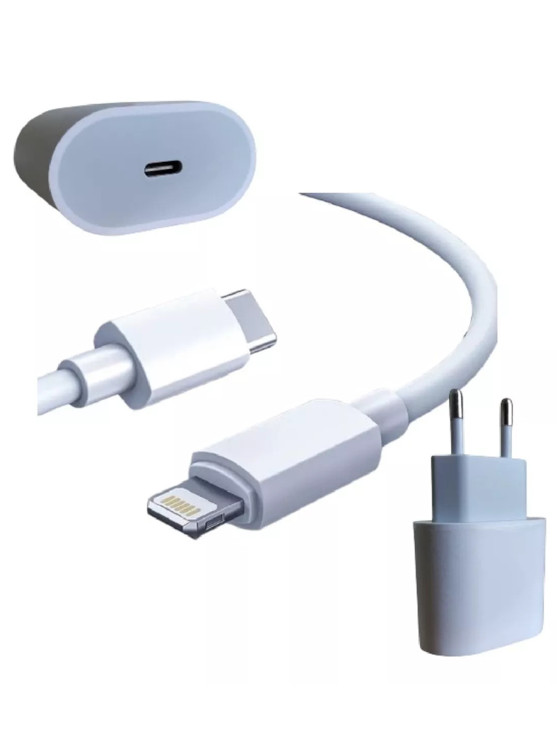 Cargador Tipo C Para Iphone 14 Pro Max Blanco-2