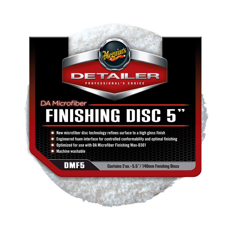 Bonete De Microfibra 5  Meguiars Da Microfiber Finishing Pad-0